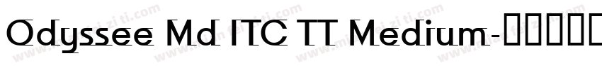 Odyssee Md ITC TT Medium字体转换